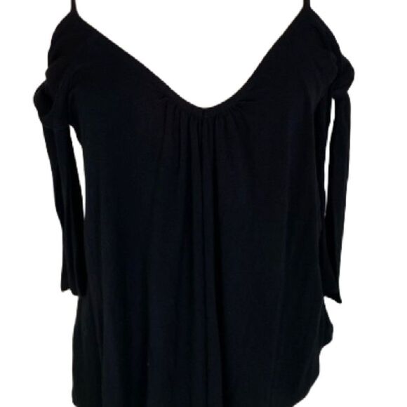 #154 WE THE FREE Black Crop Top - Picture 3 of 12